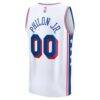 Labaron Philon Jr. Philadelphia 76ers Fashion7 Youth Fast Break Replica Jersey - White - White - Detail View