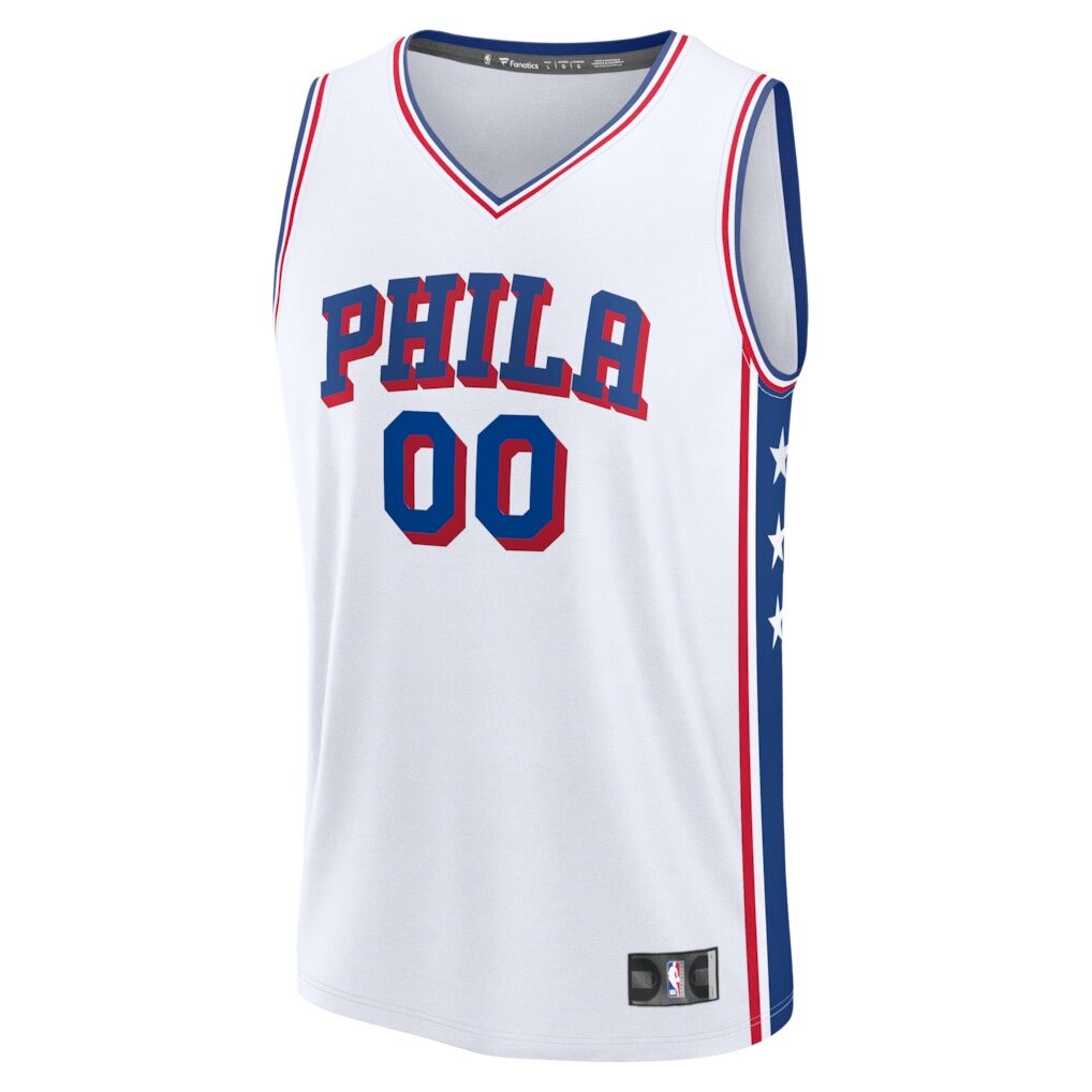Labaron Philon Jr. Philadelphia 76ers Fashion7 Youth Fast Break Replica Jersey - White - Association Edition