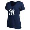 George Lombard Jr. New York Yankees Fashion7 Women's Name & Number T-Shirt - Navy - Back View