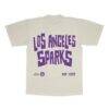 Los Angeles Sparks Playa Society Unisex Est T-Shirt - - Detail View