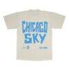 Chicago Sky Playa Society Unisex Est T-Shirt - - Detail View