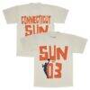 Connecticut Sun Playa Society Unisex Est T-Shirt - - Front View