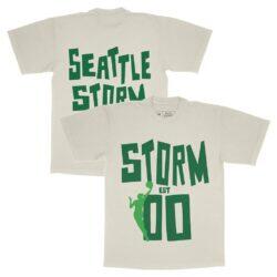 Seattle Storm Playa Society Unisex Est T-Shirt - - Front View