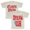 Atlanta Dream Playa Society Unisex Est T-Shirt - - Front View