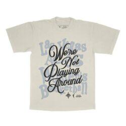 Las Vegas Aces Playa Society Unisex We're Not Playing Around T-Shirt - - Front View