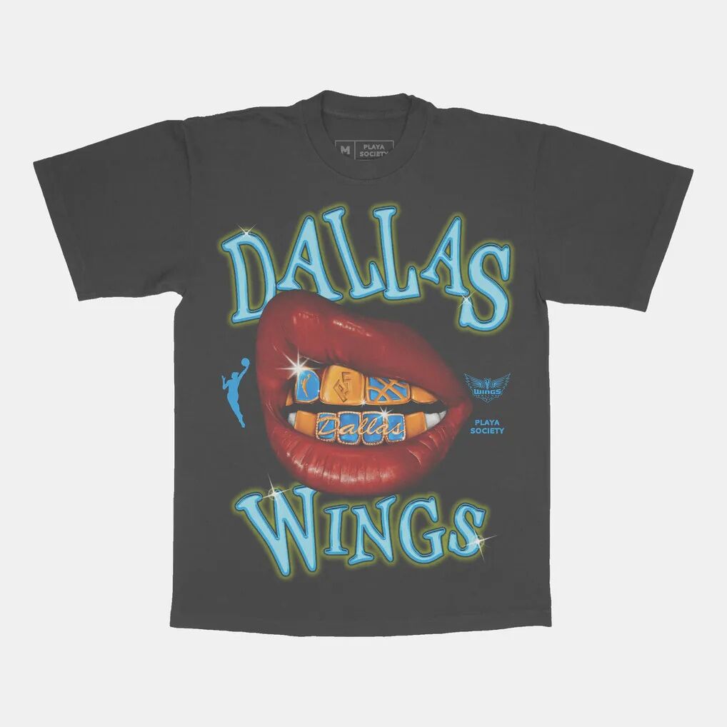 Dallas Wings Playa Society Unisex Sketch T-Shirt