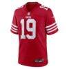 Deebo Samuel Sr San Francisco 49ers Nike Team Game Jersey - Scarlet - Alt1