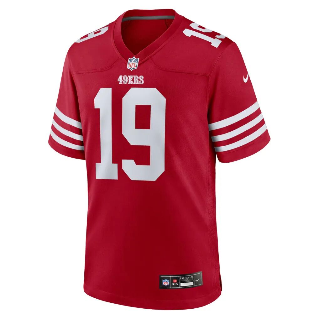 Deebo Samuel Sr San Francisco 49ers Nike Team Game Jersey - Scarlet