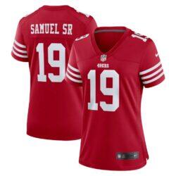 Deebo Samuel Sr San Francisco 49ers Nike Women's Team Game Jersey - - Front View