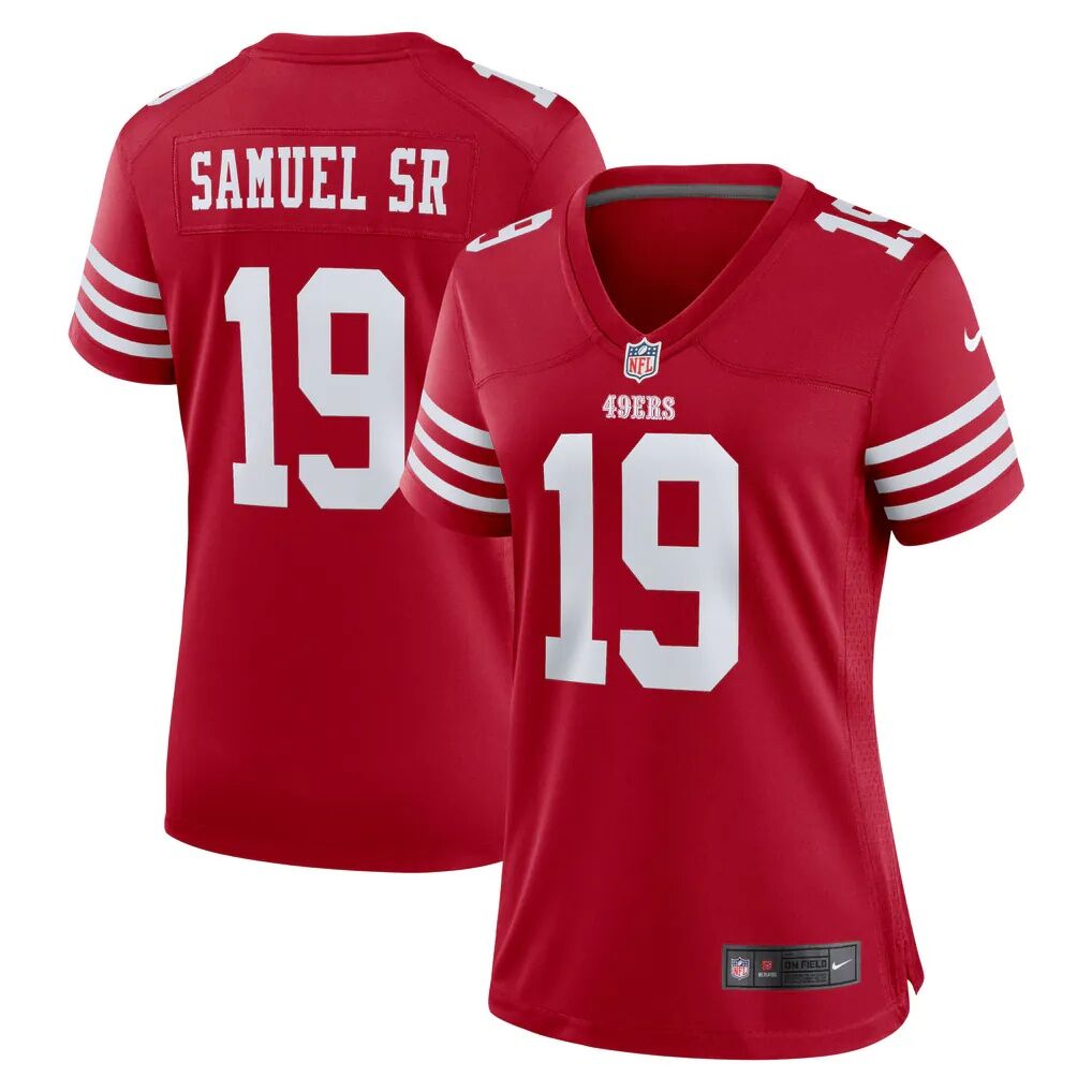 Deebo Samuel Sr San Francisco 49ers Nike Women's Team Game Jersey - Scarlet
