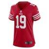 Deebo Samuel Sr San Francisco 49ers Nike Women's Team Game Jersey - - Side View