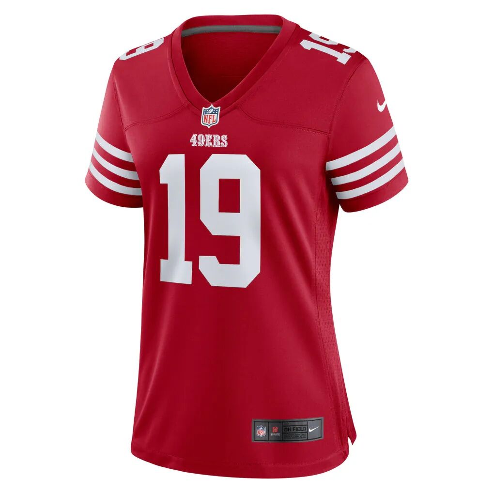 Deebo Samuel Sr San Francisco 49ers Nike Women's Team Game Jersey - Scarlet