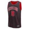 Caleb Wilson Chicago Bulls Fashion7 Youth Fast Break Replica Jersey - Black - - Side View