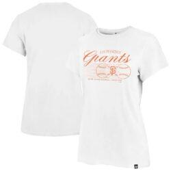 San Francisco Giants '47 Women's Speed Throw Frankie T-Shirt - White - Front View