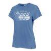 Texas Rangers '47 Women's Speed Throw Frankie T-Shirt - Blue - Side View