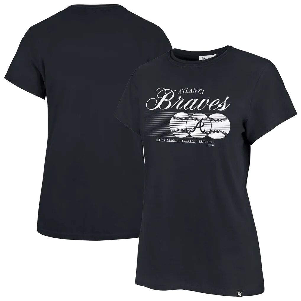 Atlanta Braves '47 Women's Speed Throw Frankie T-Shirt