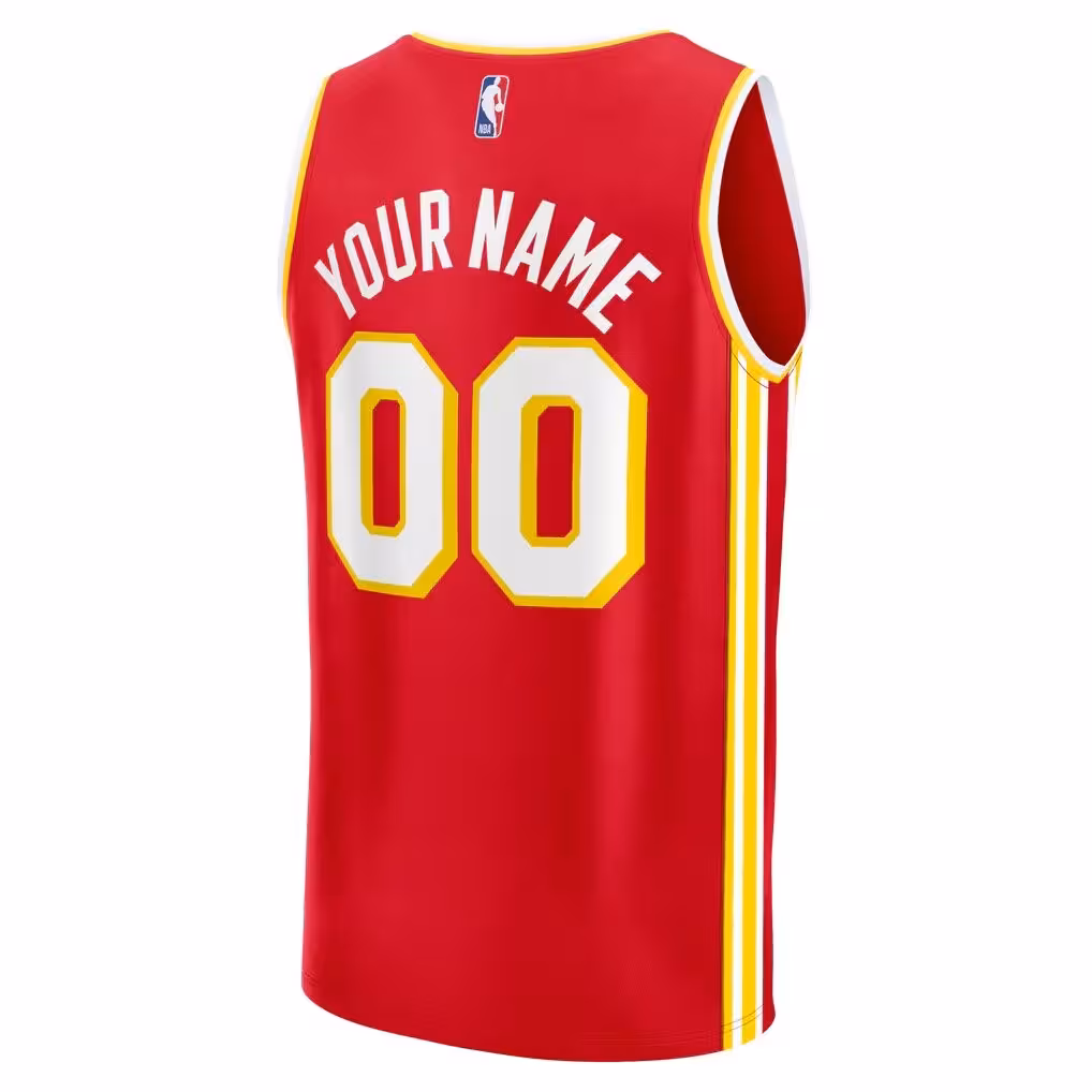 Atlanta Hawks Fashion7 Youth Fast Break Custom Jersey - Icon Edition