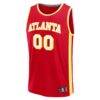 Atlanta Hawks Fashion7 Youth Fast Break Custom Jersey - Red - Side View