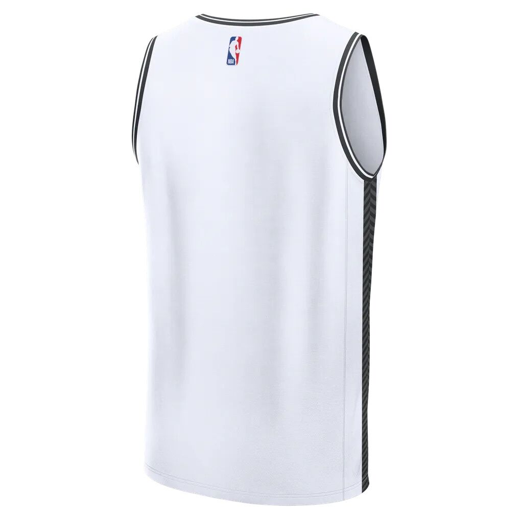Brooklyn Nets Fashion7 Youth Fast Break Custom Jersey - Association Edition