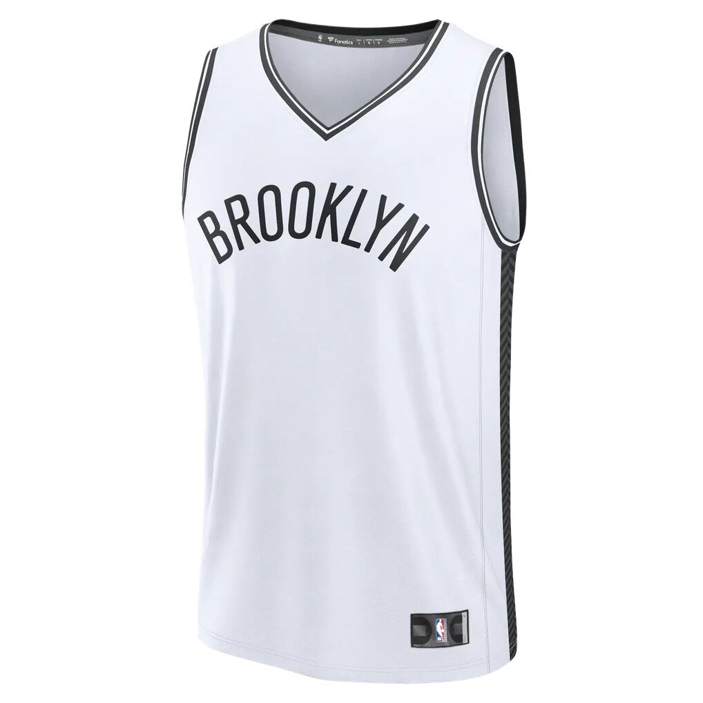 Brooklyn Nets Fashion7 Youth Fast Break Custom Jersey - Association Edition
