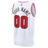Chicago Bulls Fashion7 Fast Break Custom Jersey - White - Detail View