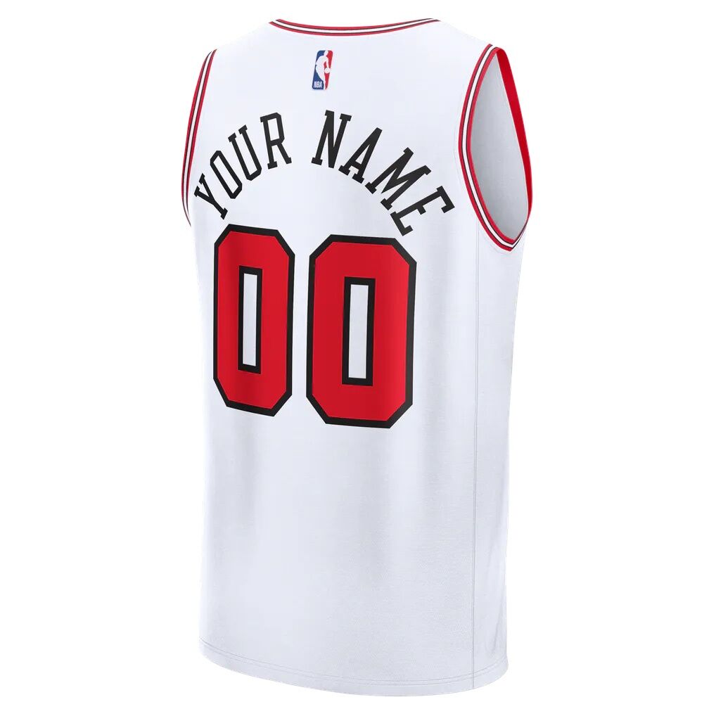 Chicago Bulls Fashion7 Fast Break Custom Jersey - Association Edition