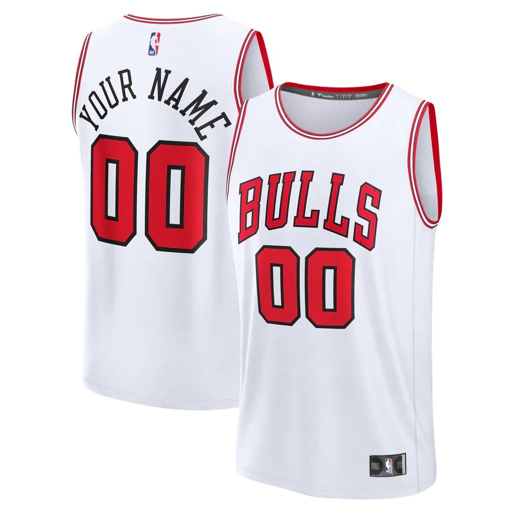 Chicago Bulls Fashion7 Fast Break Custom Jersey - Association Edition