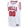 Chicago Bulls Fashion7 Fast Break Custom Jersey - White - Side View