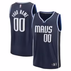 Dallas Mavericks Fashion7 Youth Fast Break Custom Jersey - Statement Edition