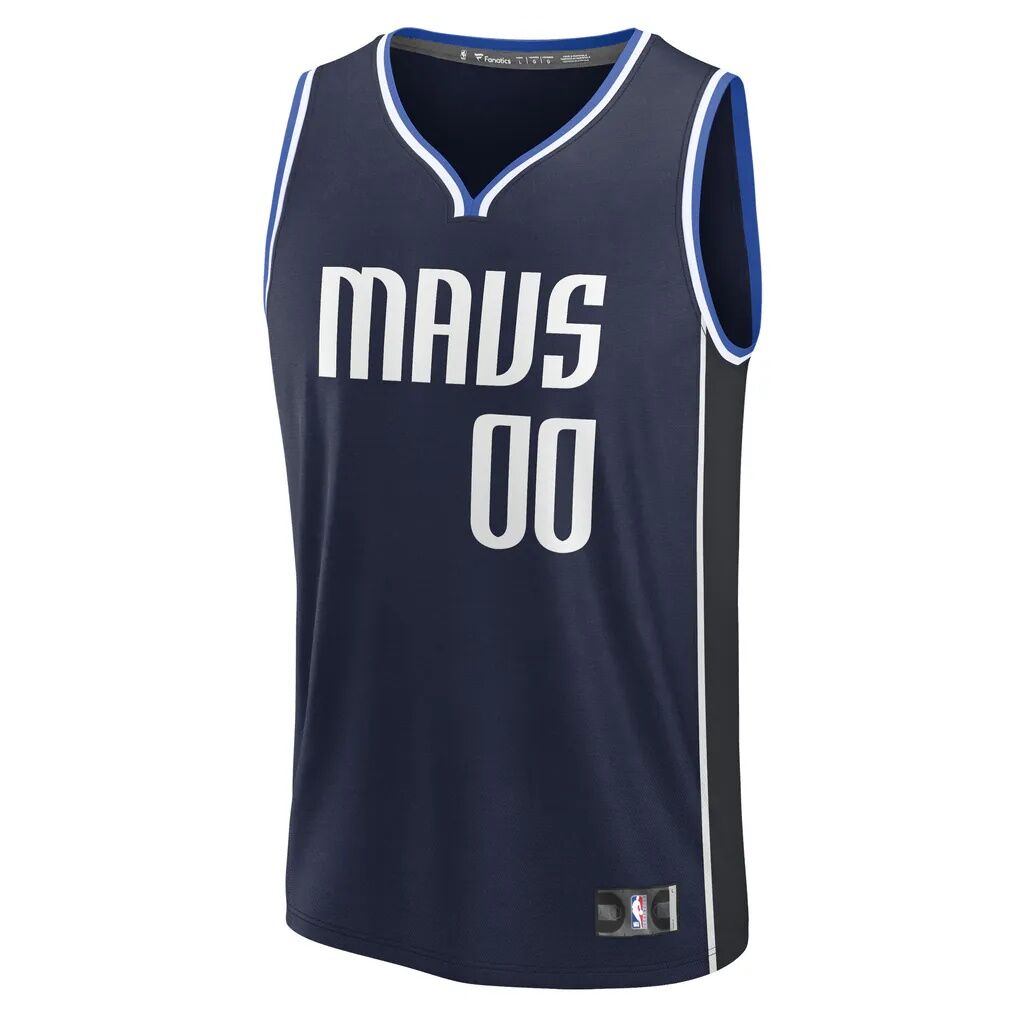 Dallas Mavericks Fashion7 Youth Fast Break Custom Jersey - Statement Edition