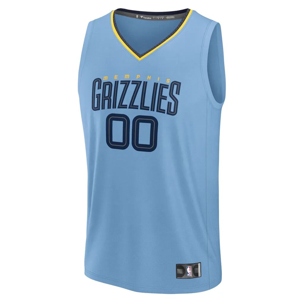 Memphis Grizzlies Fashion7 Fast Break Custom Jersey - Statement Edition - Light Blue