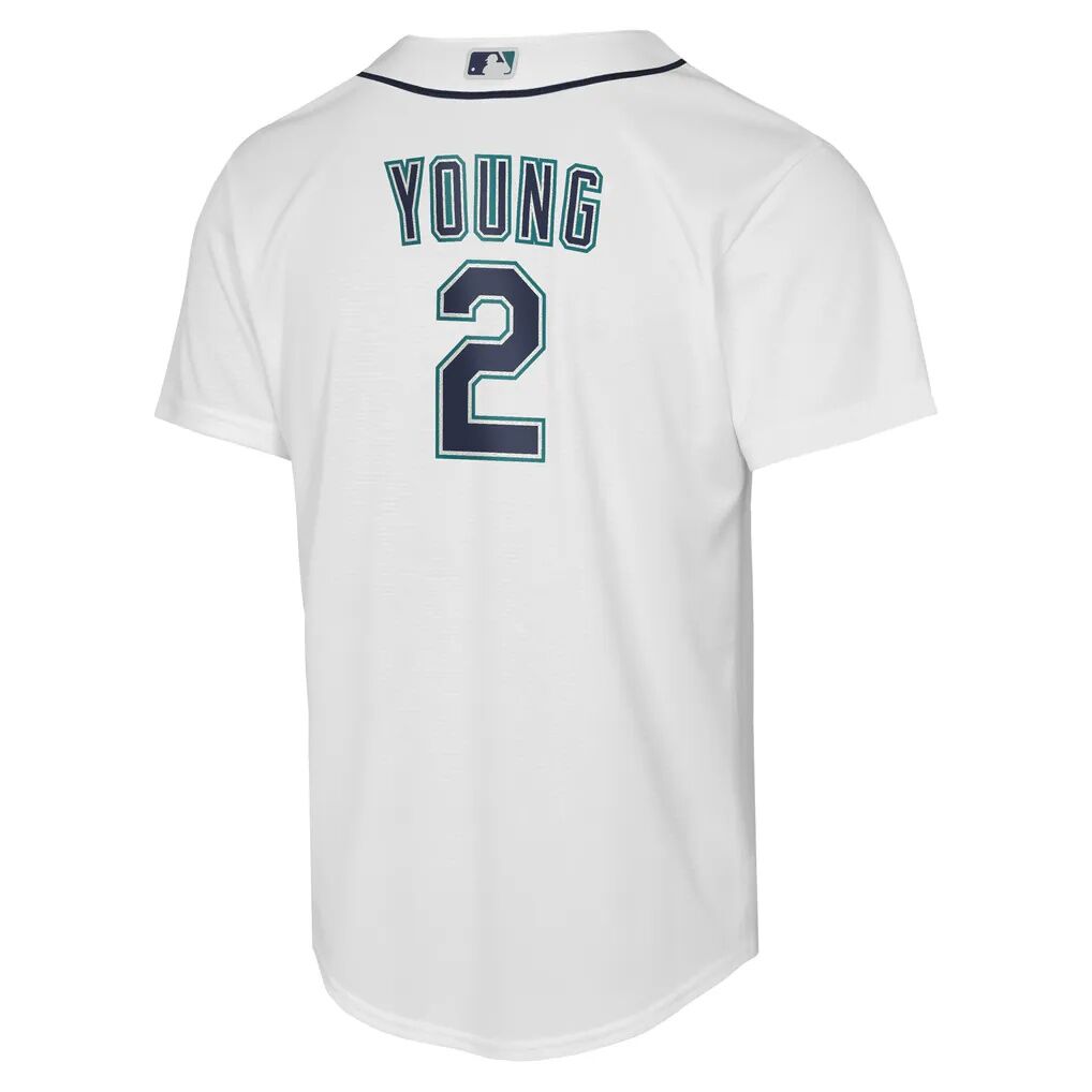 Cole Young Seattle Mariners Nike Youth Home Replica Jersey