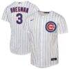 Alex Bregman Chicago Cubs Nike Youth Home Replica Jersey - White - Front View