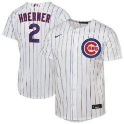 Nico Hoerner Chicago Cubs Nike Youth Home Replica Jersey