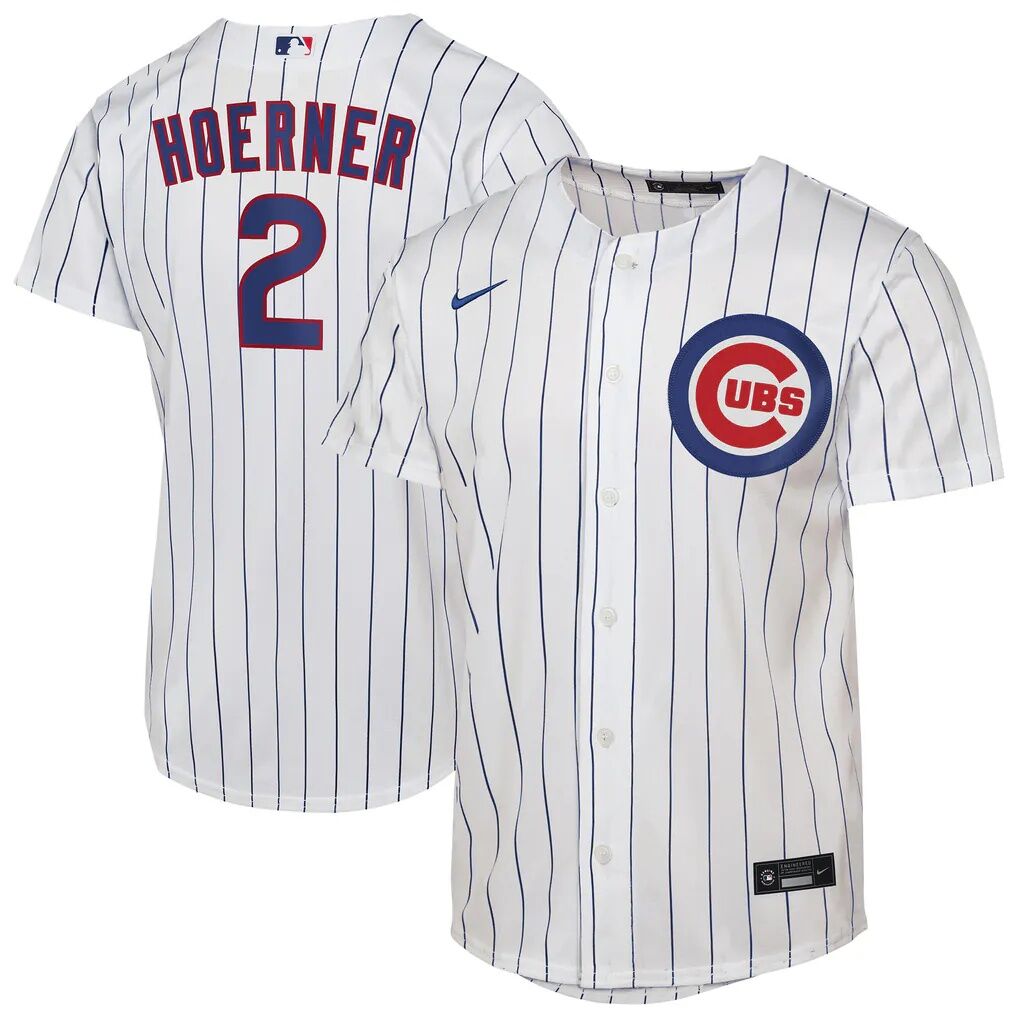 Nico Hoerner Chicago Cubs Nike Youth Home Replica Jersey