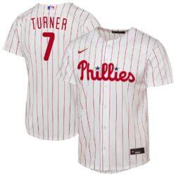 Trea Turner Philadelphia Phillies Nike Youth Home Replica Jersey