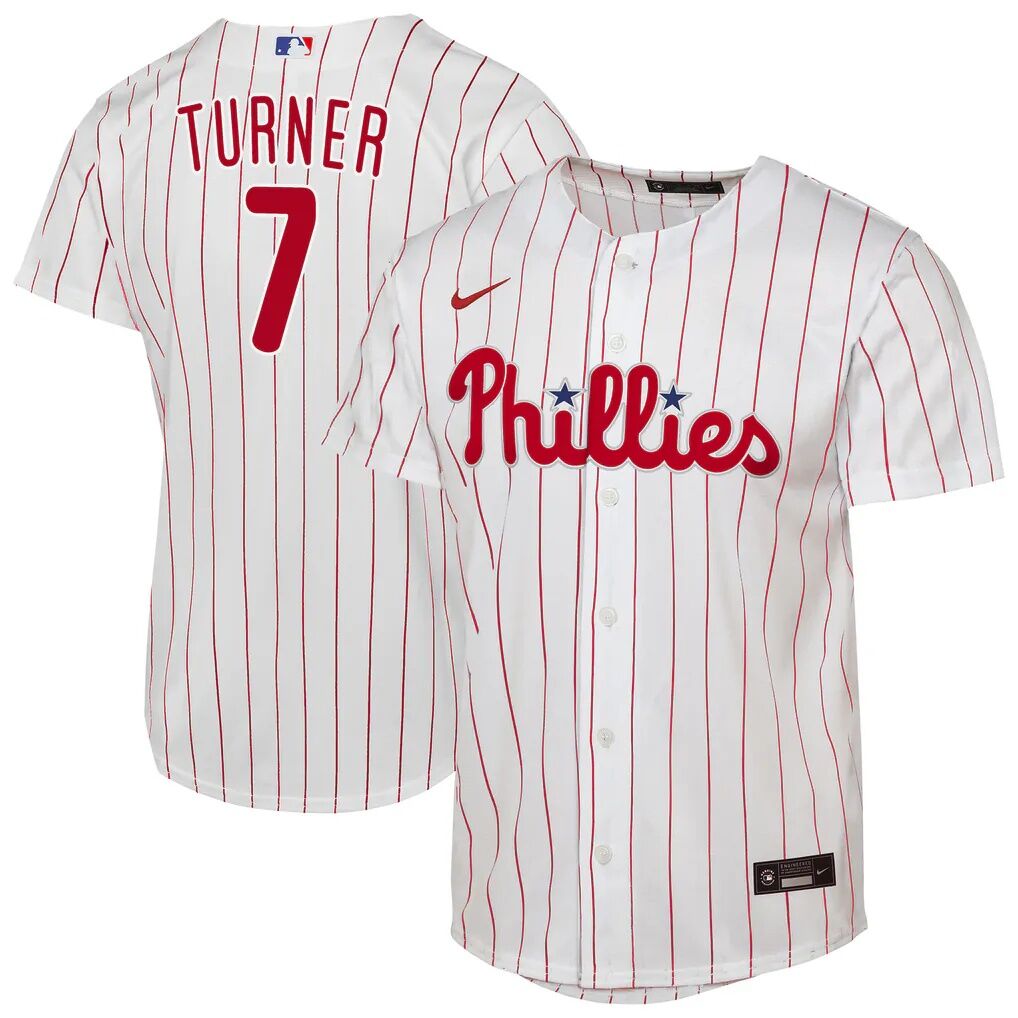 Trea Turner Philadelphia Phillies Nike Youth Home Replica Jersey