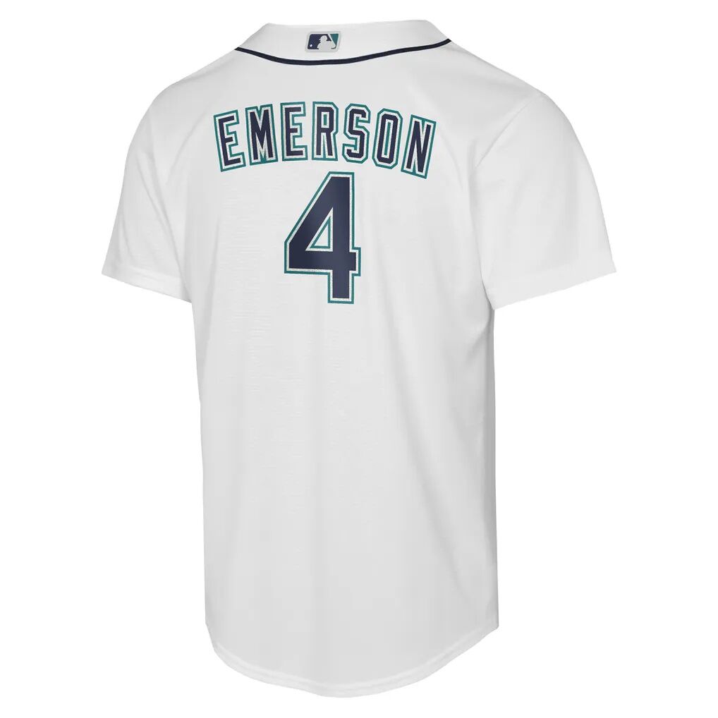 Colt Emerson Seattle Mariners Nike Youth Home Replica Jersey