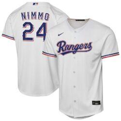 Brandon Nimmo Texas Rangers Nike Youth Home Replica Jersey