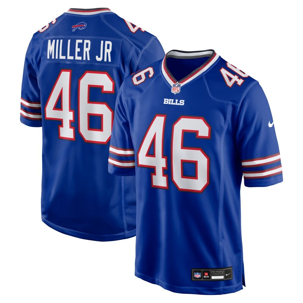 DJ Miller Jr. Buffalo Bills Nike Team Game Jersey - Royal