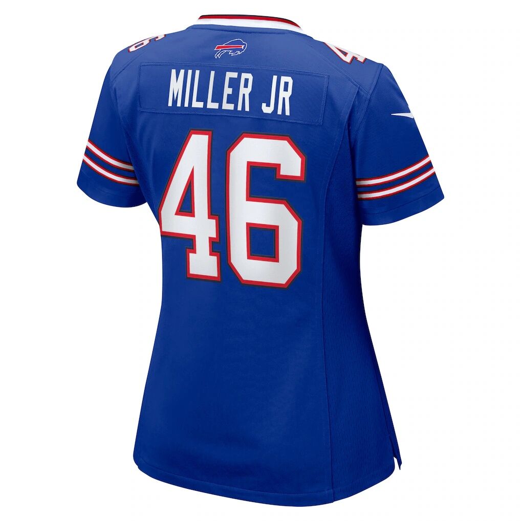 DJ Miller Jr. Buffalo Bills Nike Women's Team Game Jersey - Royal
