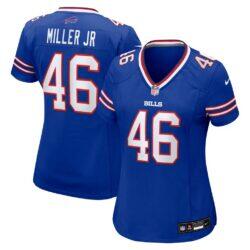 DJ Miller Jr. Buffalo Bills Nike Women's Team Game Jersey - - Front View