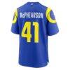 Zech McPhearson Los Angeles Rams Nike Team Game Jersey - - Detail View