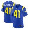 Zech McPhearson Los Angeles Rams Nike Team Game Jersey - - Front View