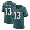 Dontayvion Wicks Philadelphia Eagles Nike Team Game Jersey - - Front View