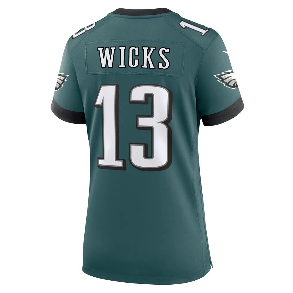 Dontayvion Wicks Philadelphia Eagles Nike Women's Team Game Jersey - Midnight Green