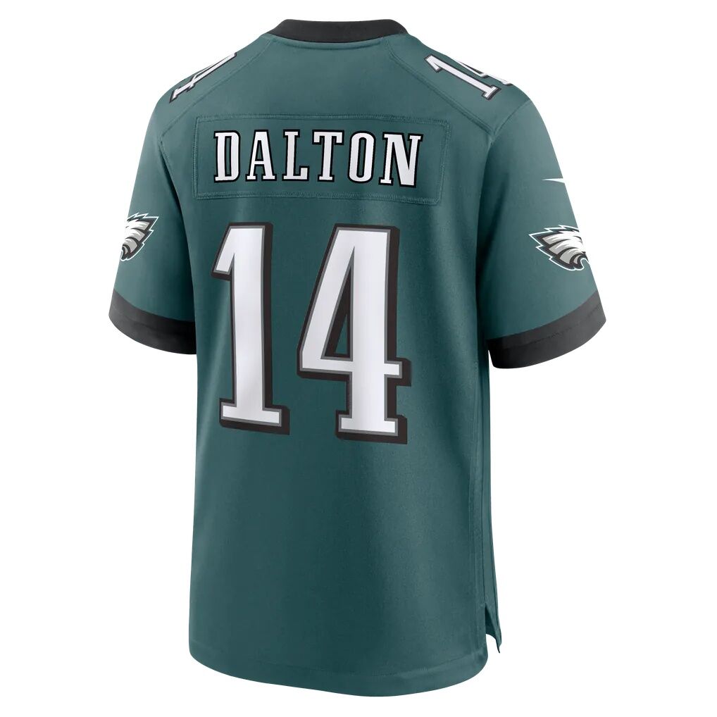 Andy Dalton Philadelphia Eagles Nike Team Game Jersey - Midnight Green