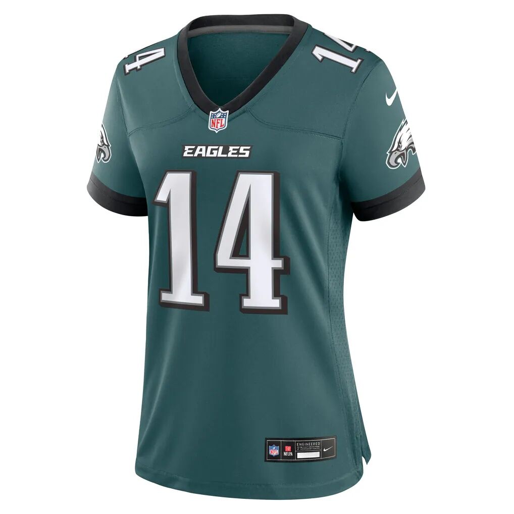 Andy Dalton Philadelphia Eagles Nike Women's Team Game Jersey - Midnight Green