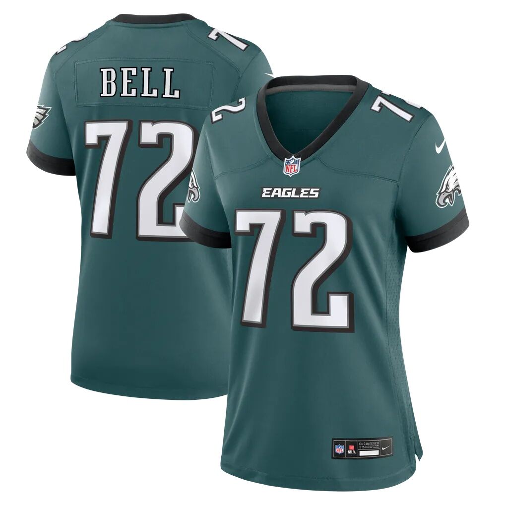 Markel Bell Philadelphia Eagles Nike Women's Team Game Jersey - Midnight Green