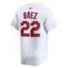 Joshua Báez St. Louis Cardinals Nike Home Limited Player Jersey - White - Detail View